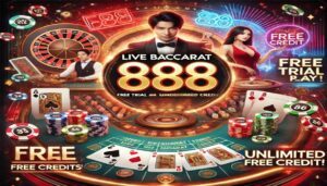 บาคาร่าสด888 ทดลองเว็บตรง แจกฟรีเครดิตไม่อั้น